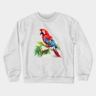 Scarlet Macaws Crewneck Sweatshirt